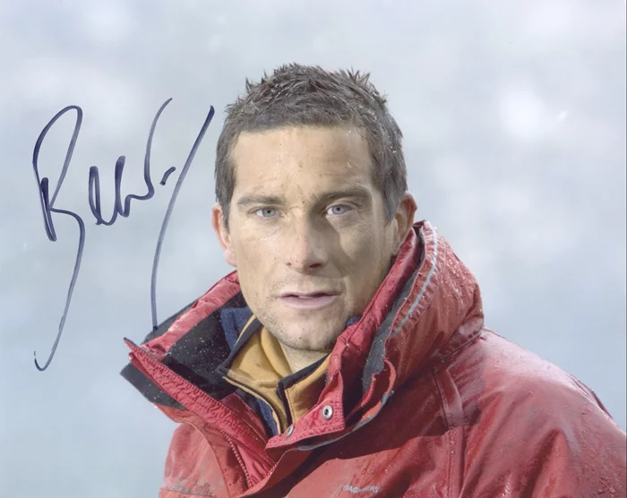 Bear Grylls autograph