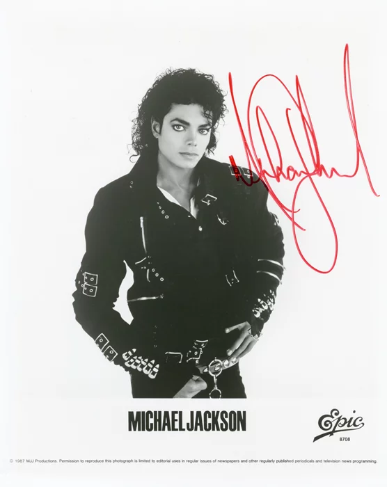 Michael Jackson autograph