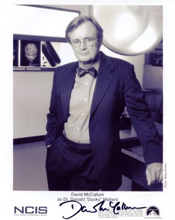 David McCallum autograph