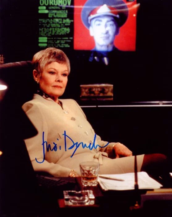 Judi Dench autograph