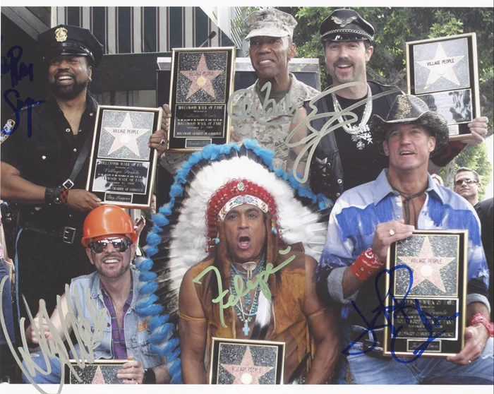 Village People autograph