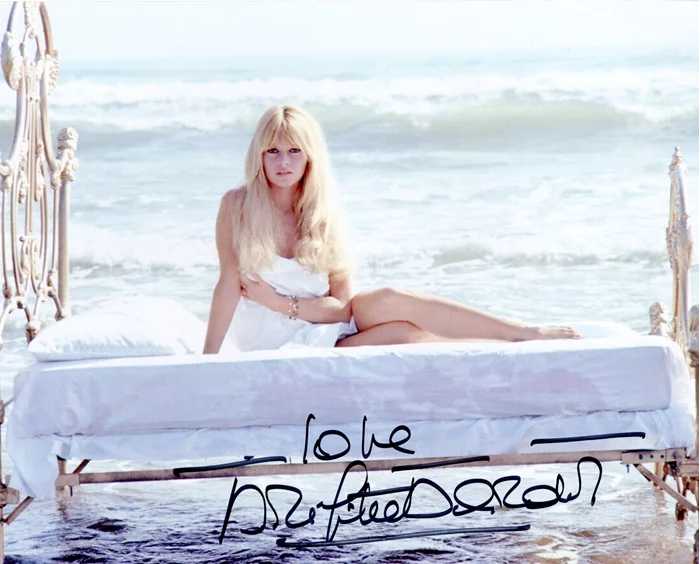 Brigitte Bardot autograph