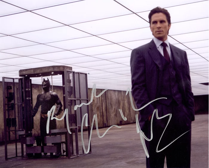 Christian Bale autograph
