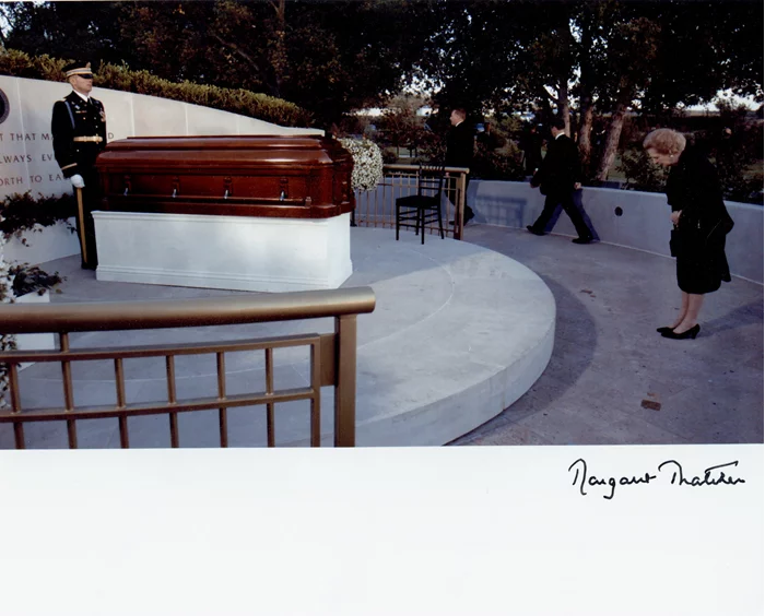 Margaret Thatcher autograph