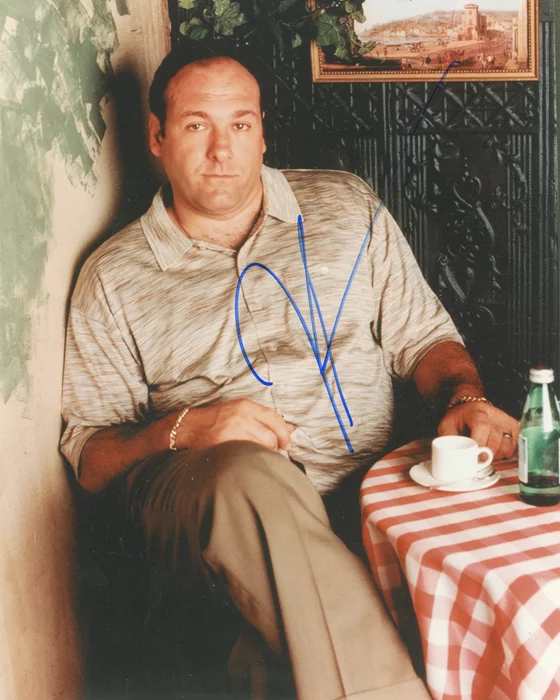 James Gandolfini autograph