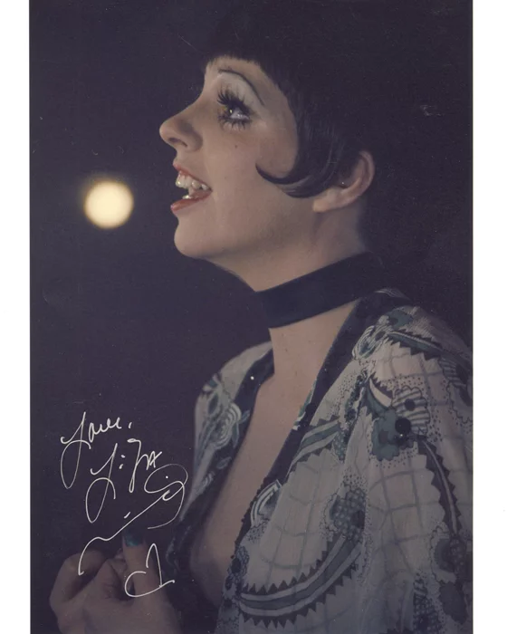 Liza Minnelli autograph