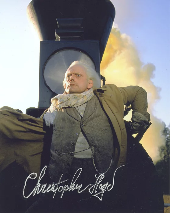 Christopher Lloyd autograph