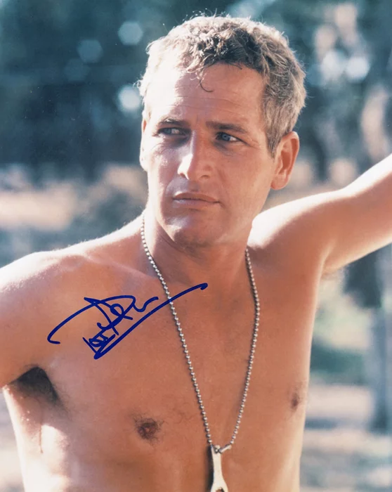 Paul Newman autograph
