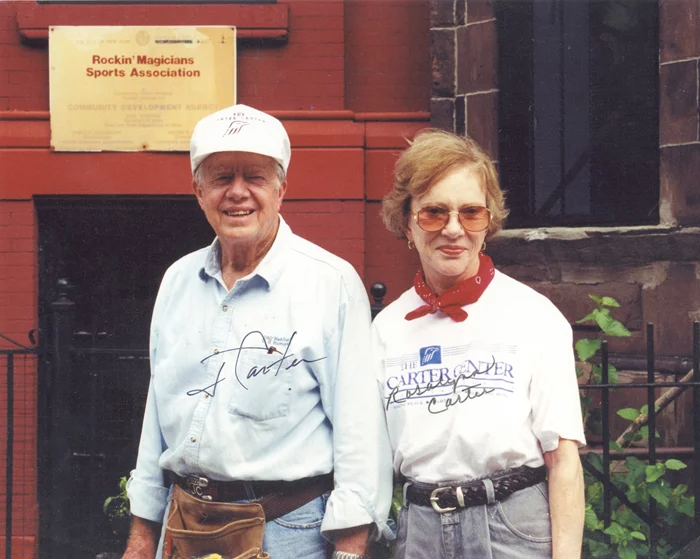 Jimmy & Rosalynn  Carter autograph
