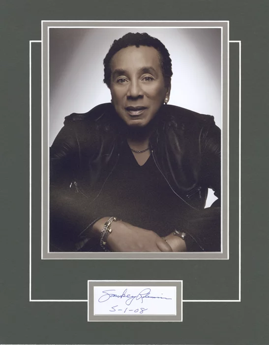 Smokey Robinson autograph