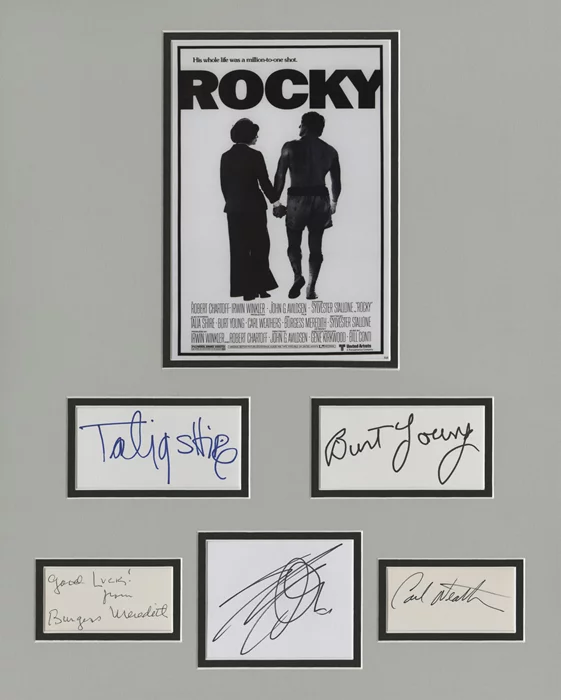 Rocky autograph