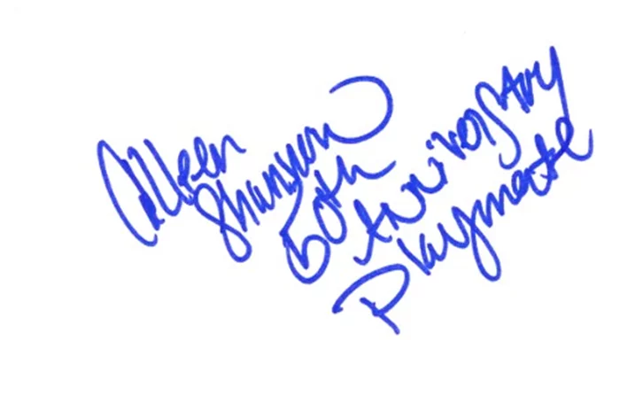 Colleen Shannon autograph