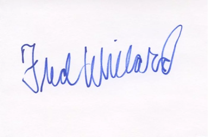 Fred Willard autograph
