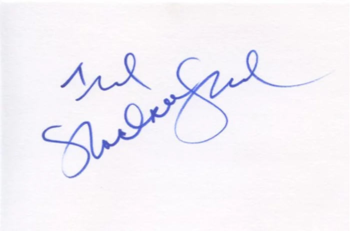 Ted Shackelford autograph
