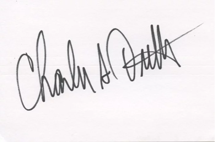 Charles S. Dutton autograph