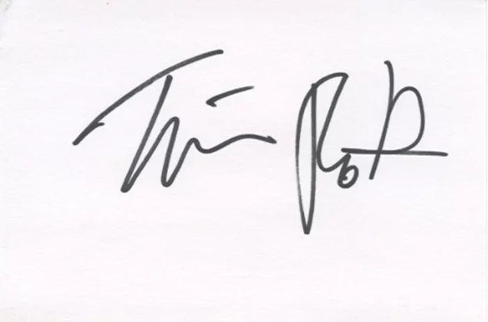 Tim Roth autograph