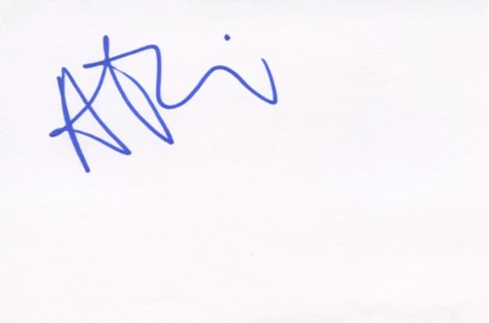 Alessandra Torresani autograph