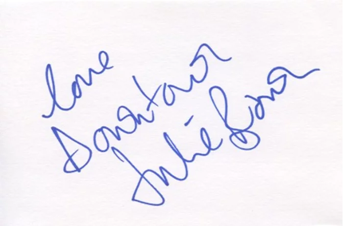 Downtown Julie Brown autograph