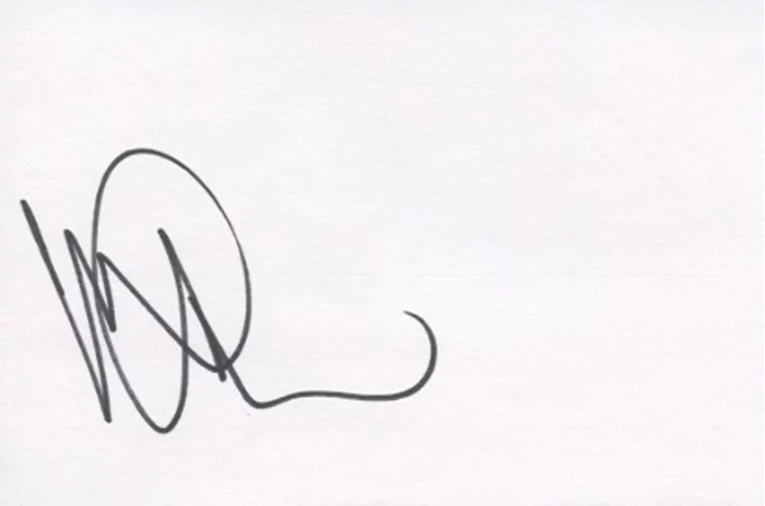 Michael Anthony autograph
