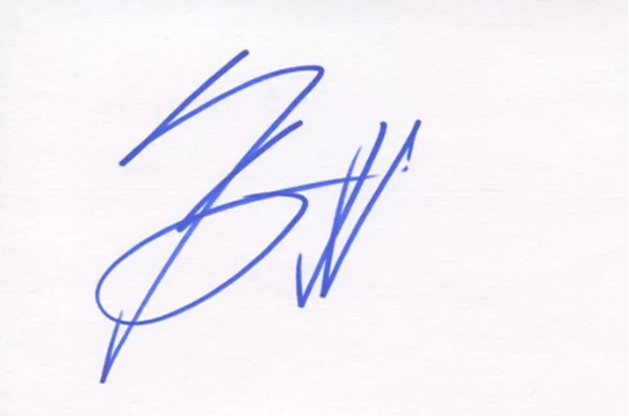 Nikki Sixx autograph