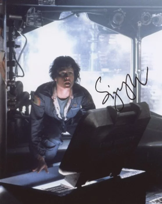 Sigourney Weaver autograph