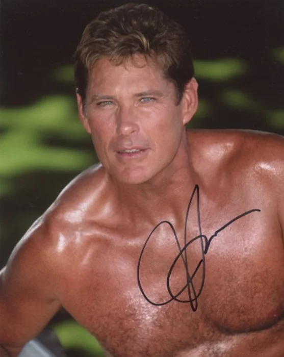 David Hasselhoff autograph