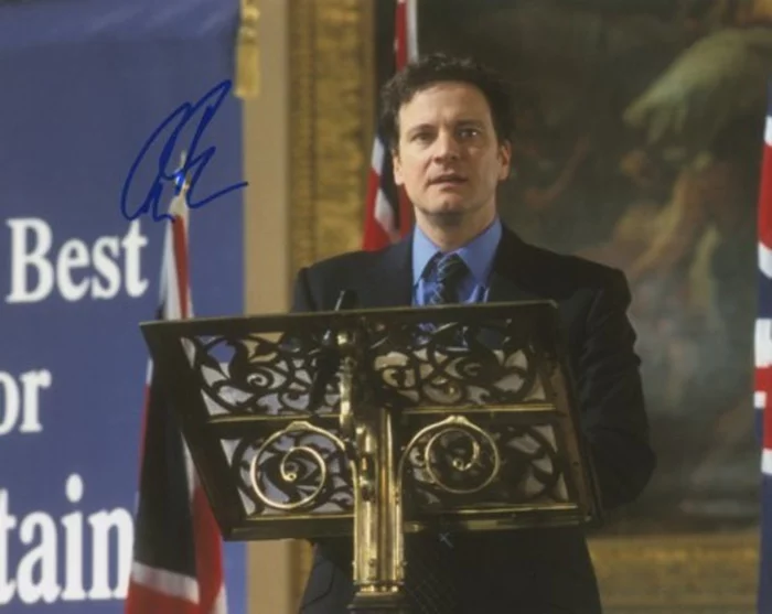 Colin Firth autograph