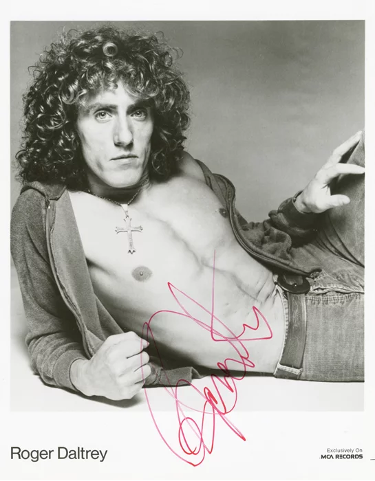 Roger Daltrey autograph