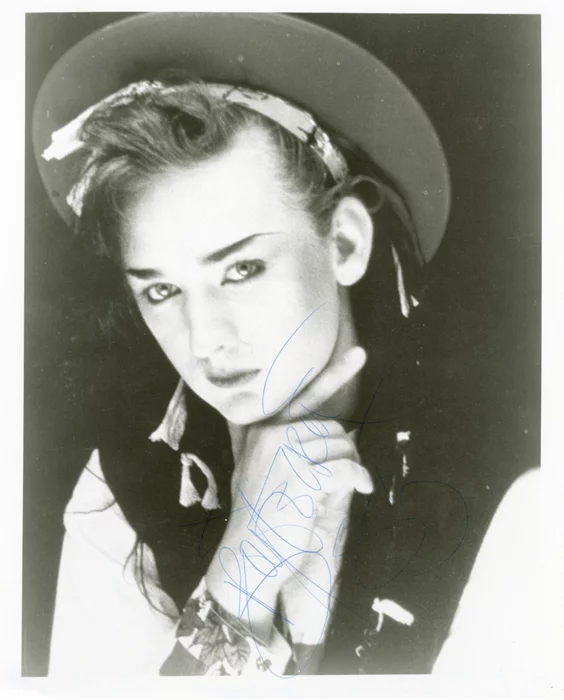 Boy George autograph