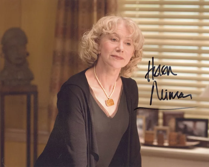 Helen Mirren autograph