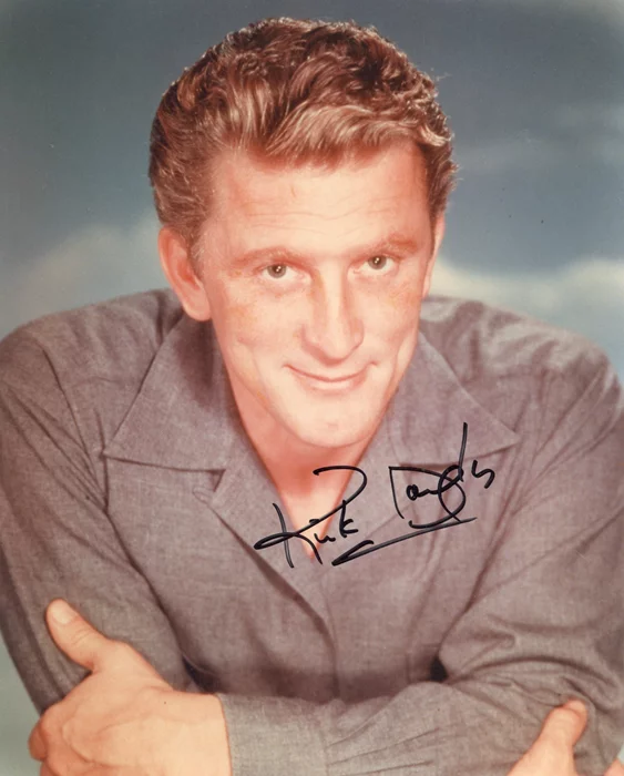 Kirk Douglas autograph
