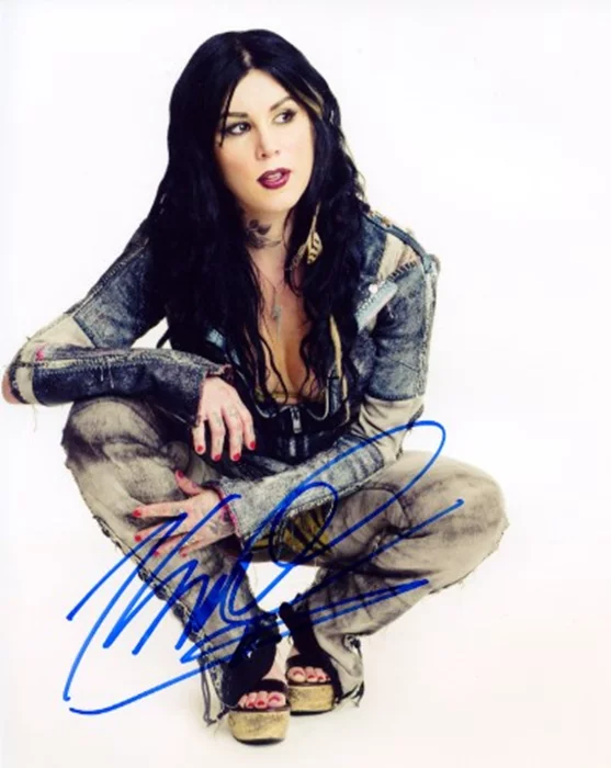 Kat von D autograph