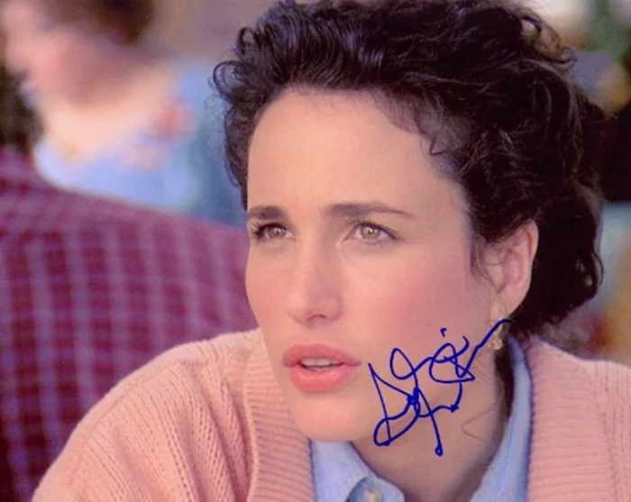 Andie MacDowell autograph