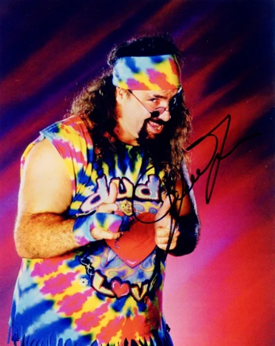 Dude Love autograph