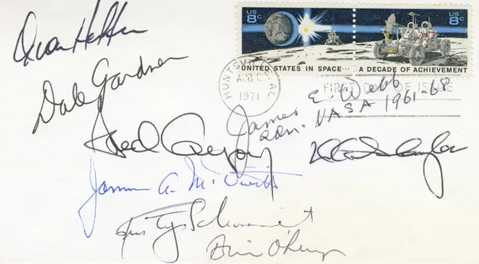 Astronaut FDC autograph