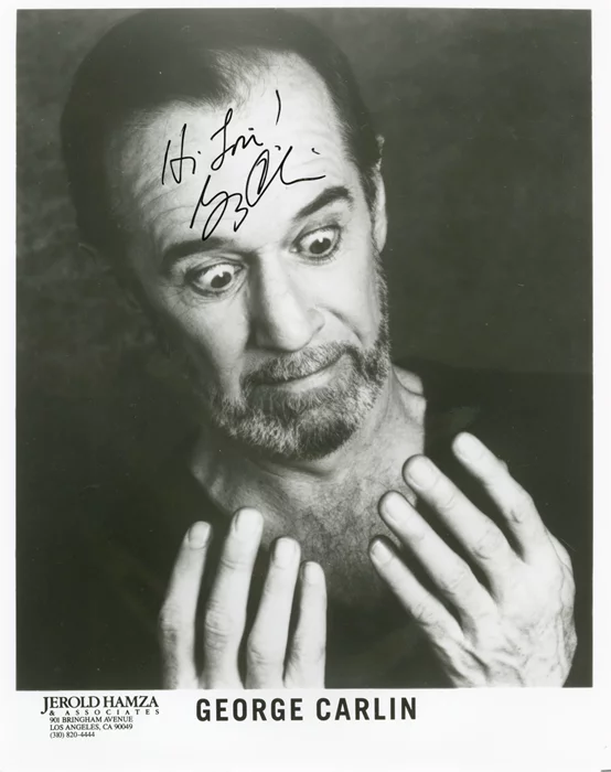 George Carlin autograph