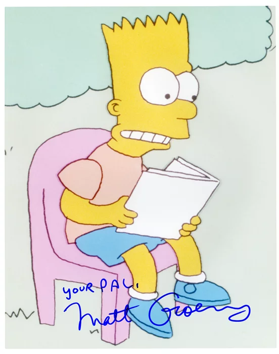 Matt Groening autograph