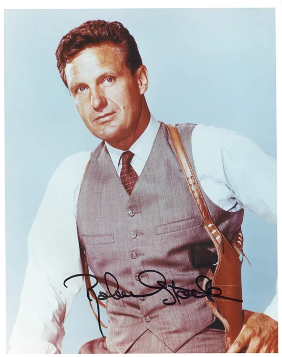 Robert Stack autograph