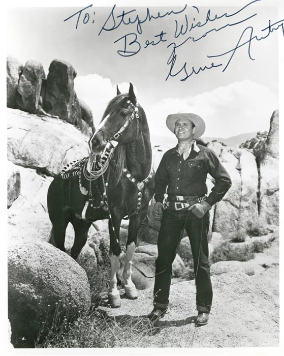 Gene Autry autograph
