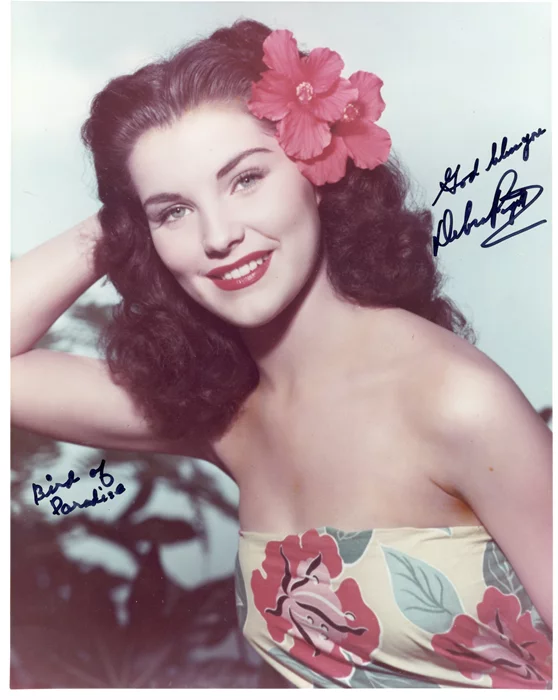Debra Paget autograph