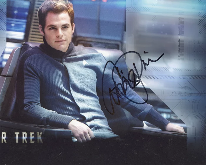 Chris Pine autograph