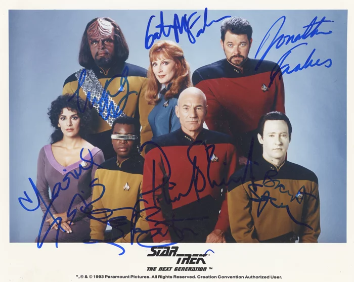 Star Trek: The Next Generation autograph