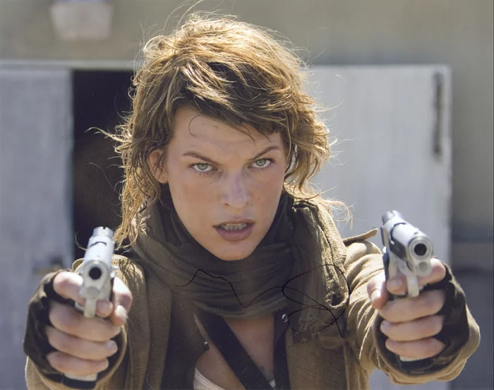 Milla Jovovich autograph