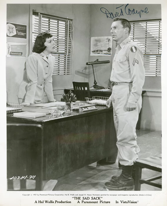 David Wayne autograph