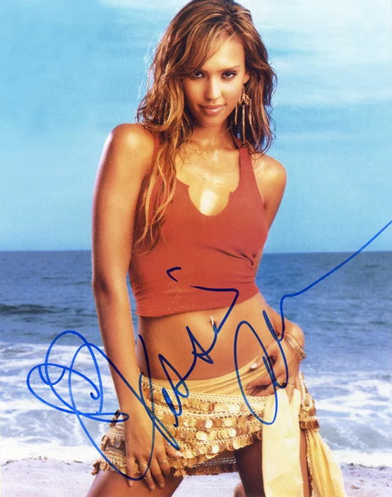 Jessica Alba autograph
