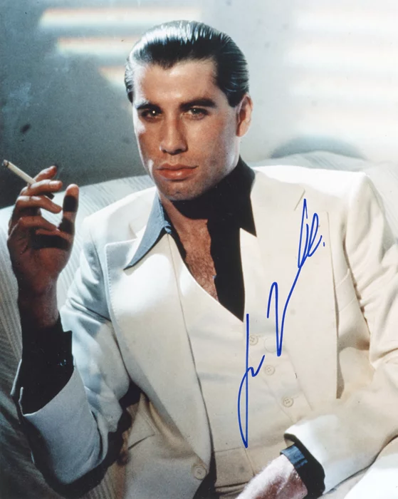 John Travolta autograph
