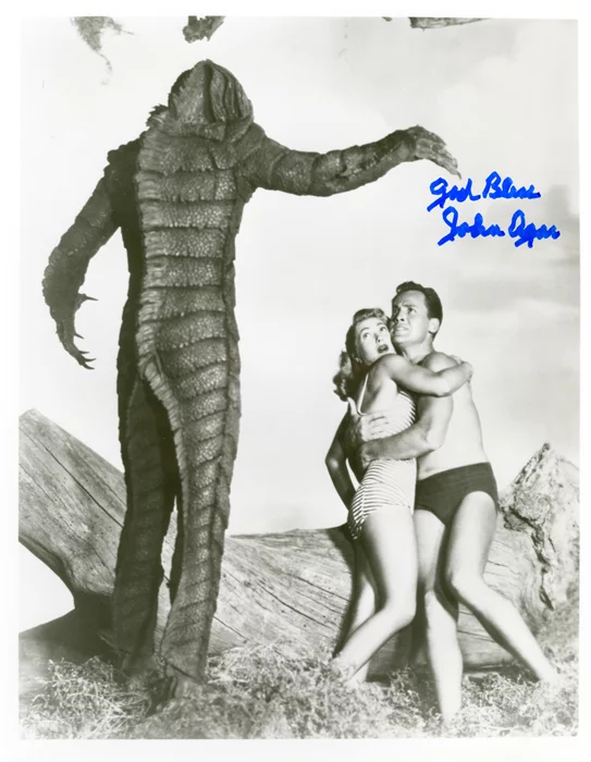 John Agar autograph