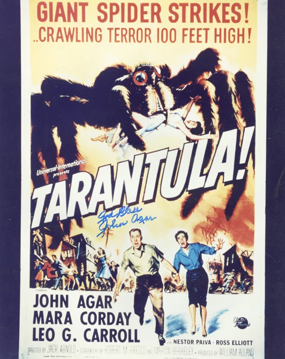 John Agar autograph