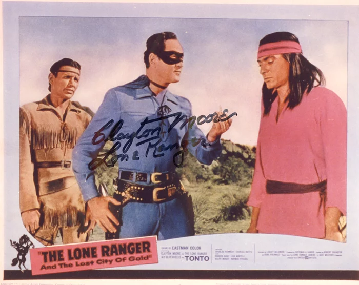 Clayton Moore autograph