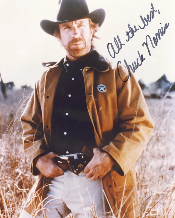 Chuck Norris autograph
